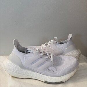US 8.5 Women's – Adidas Ultraboost – Triple White – Excellent Condition